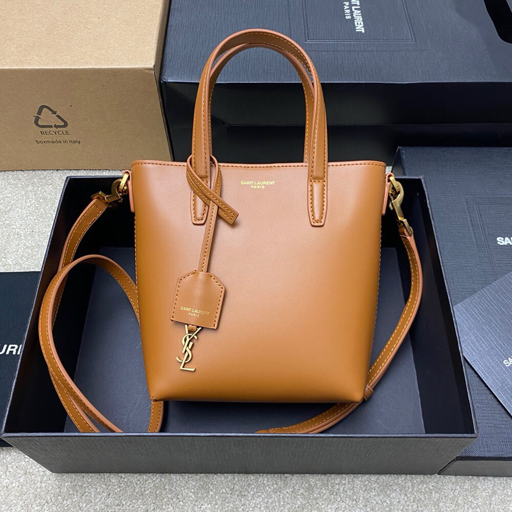MINI TOY SHOPPING Sa1nt Lau*nt IN BOX LEATHER