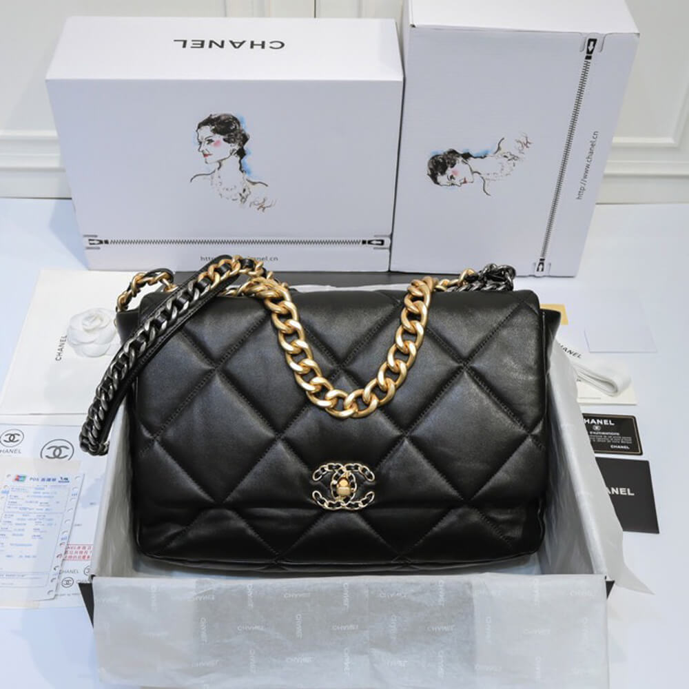 Ch**el 19 MAXI HANDBAG