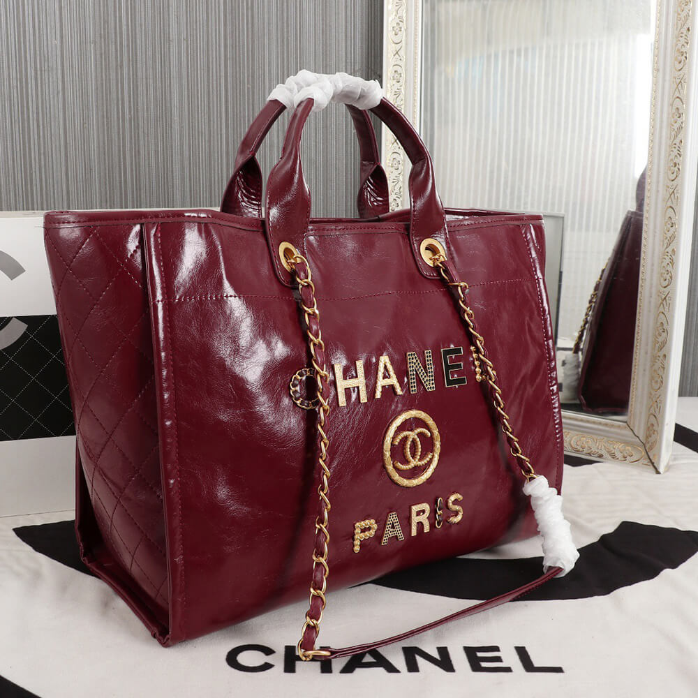 Ch**el LARGE DEAUVILLE TOTE