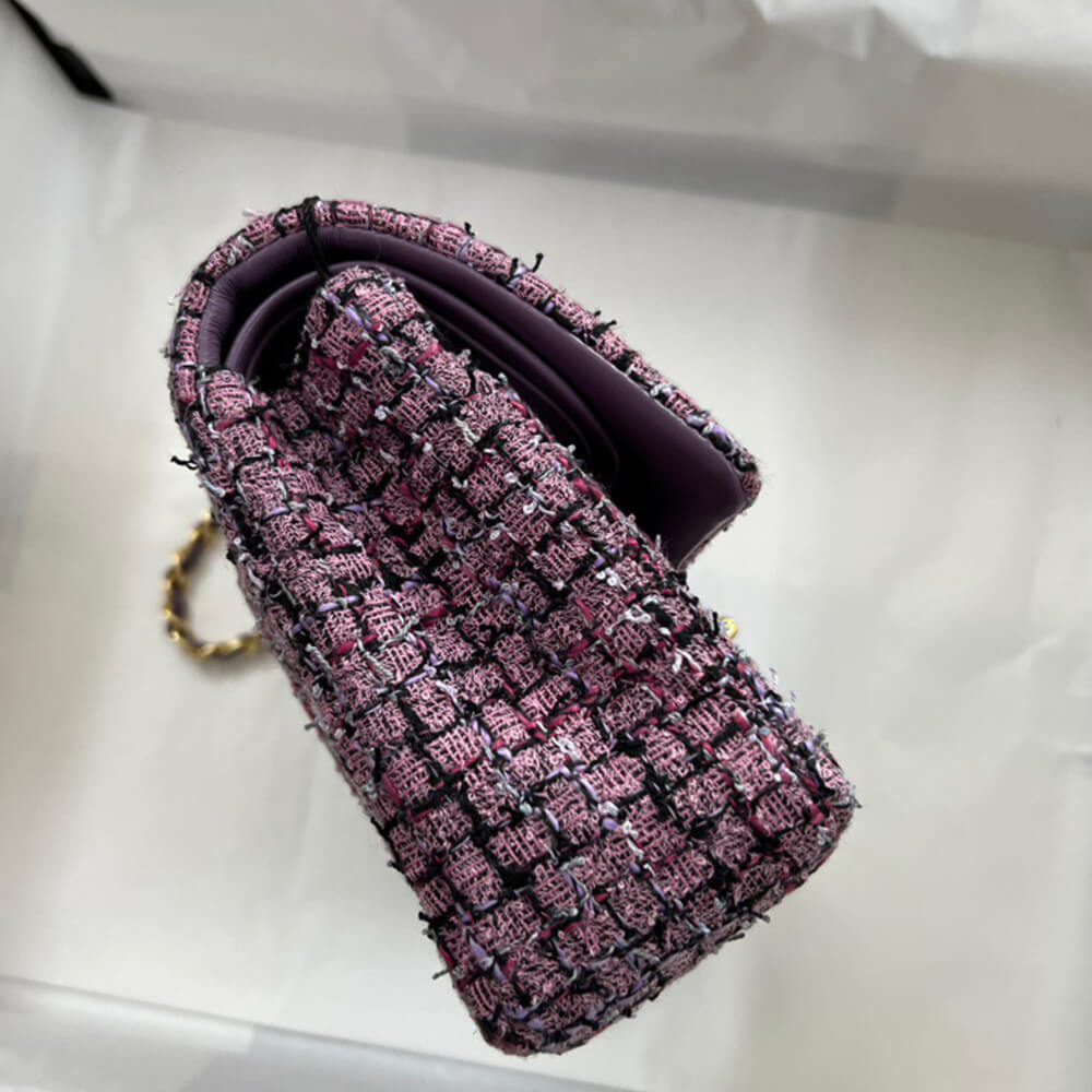 Ch**el Tweed Medium Classic Flap Bag