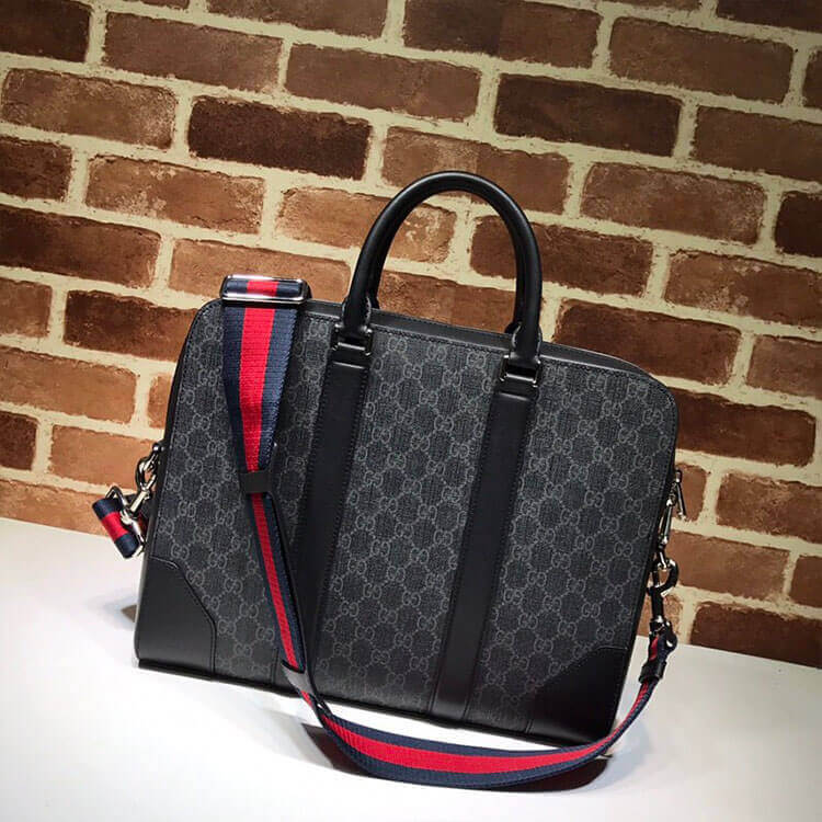 Gvc*1 GG Black Briefcase