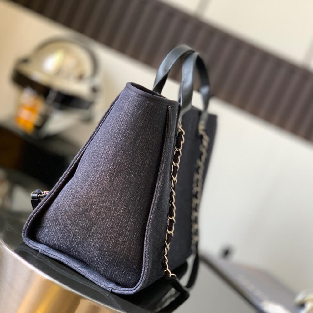 Ch**el LARGE DEAUVILLE TOTE(HIGH-END GRADE)