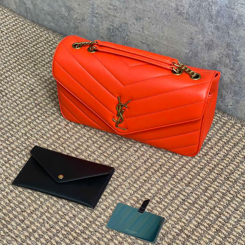 Y51 LOULOU medium in MATELASSE lambskin(HIGH-END GRADE)