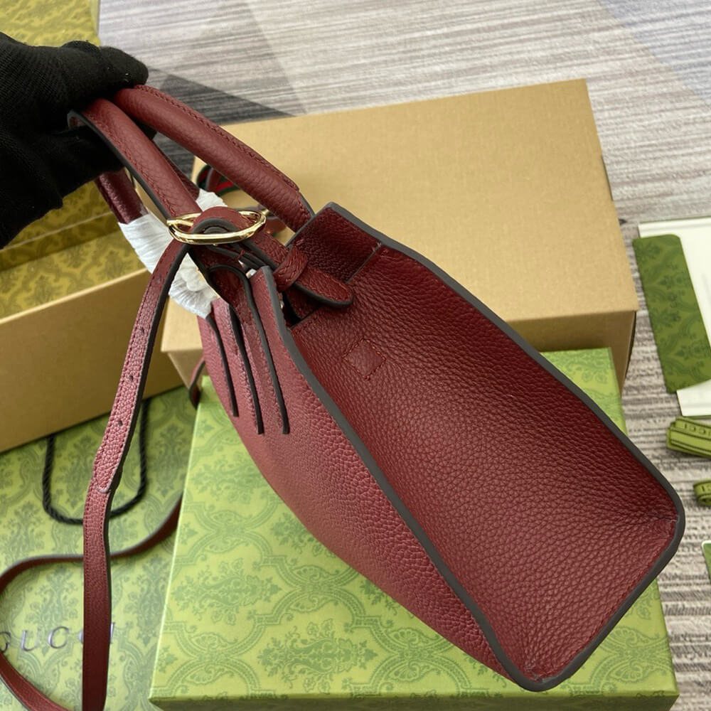 Gvc*1 SMALL TOTE BAG WITH HOOK CLOSURE
