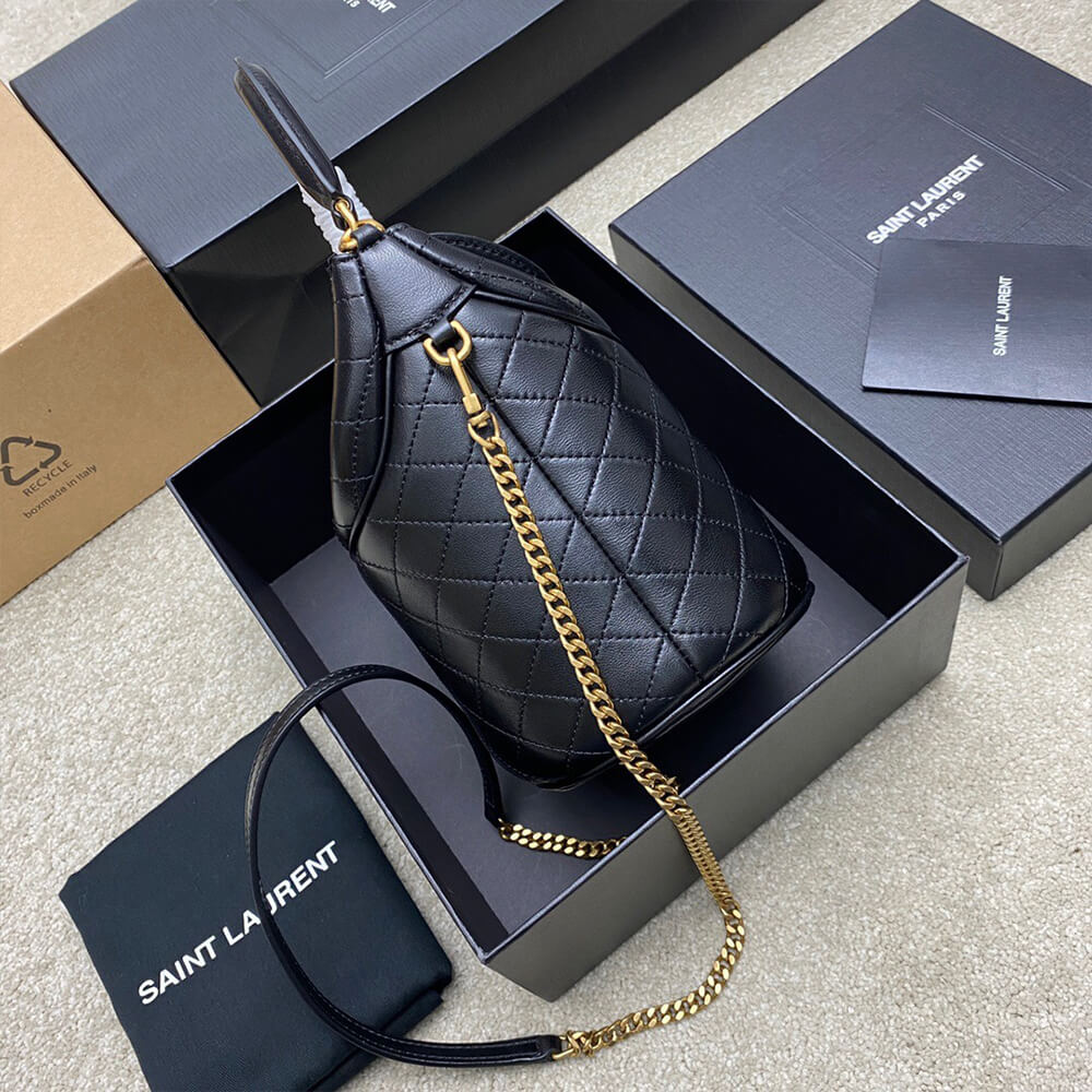 Y51 GABY BUCKET BAG IN LAMBSKIN