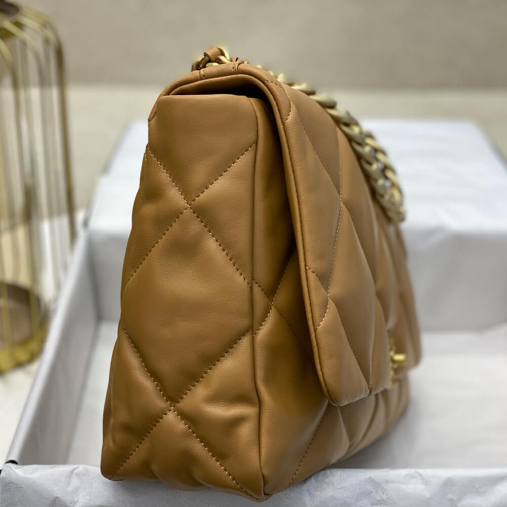 Ch**el 19 Maxi Handbag(HIGH-END GRADE)