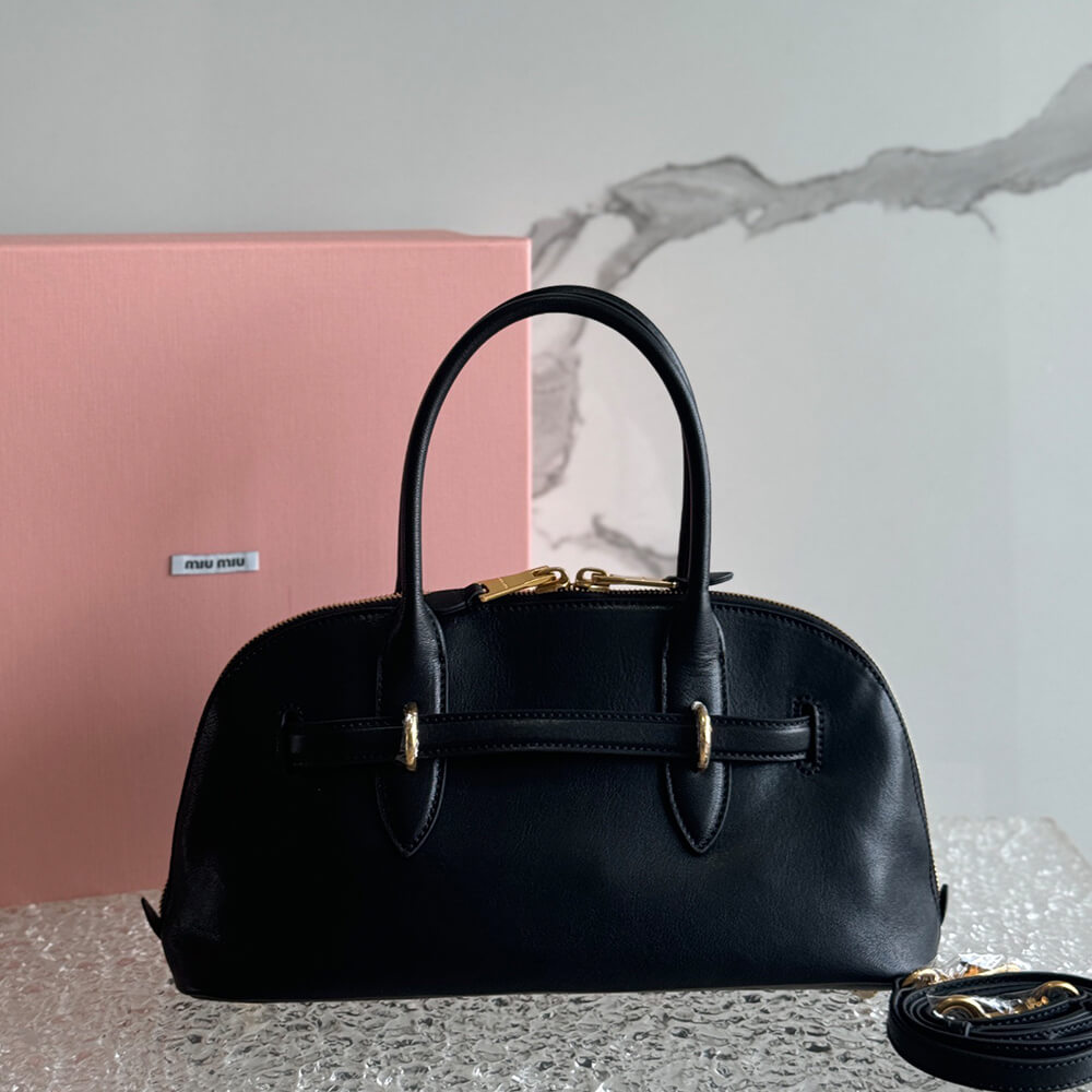 M1um1u Aventure nappa leather top-handle bag(HIGH-END GRADE)