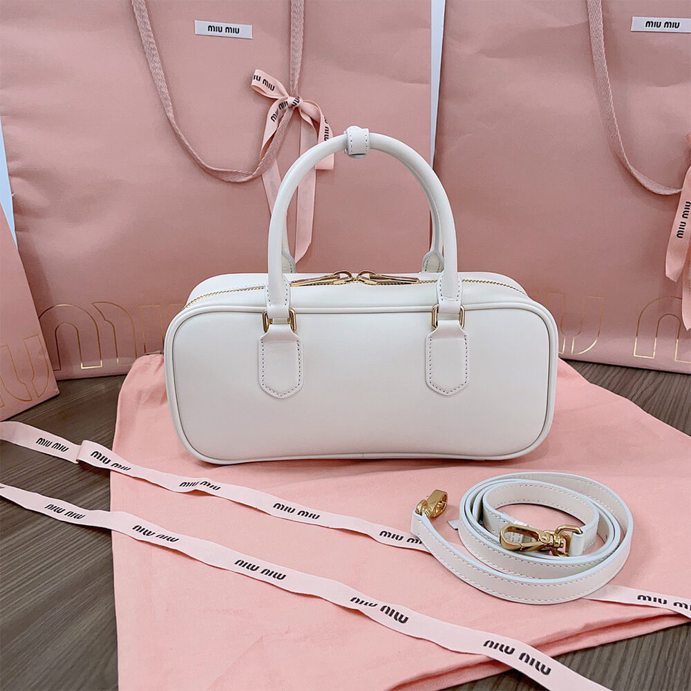 M1um1u Large Arcadie Leather Bag(HIGH-END GRADE)