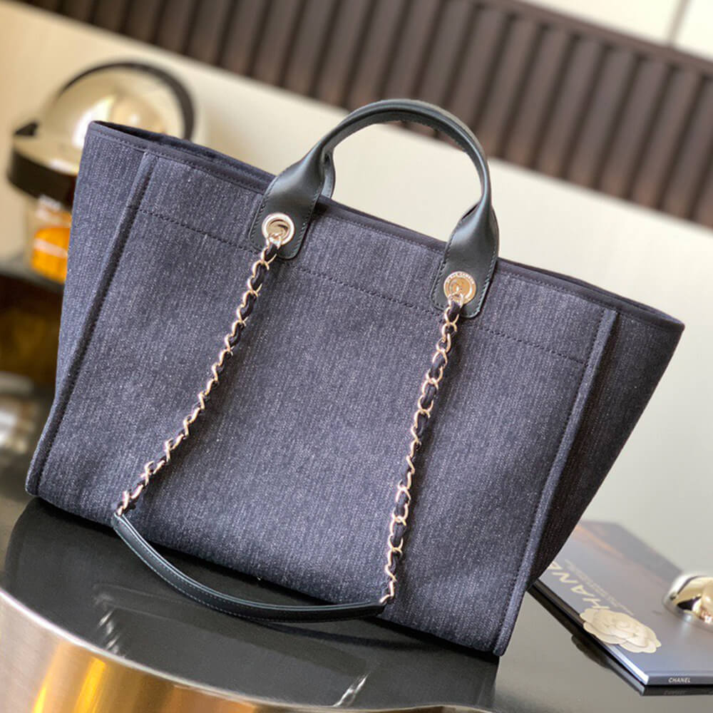 Ch**el LARGE DEAUVILLE TOTE(HIGH-END GRADE)