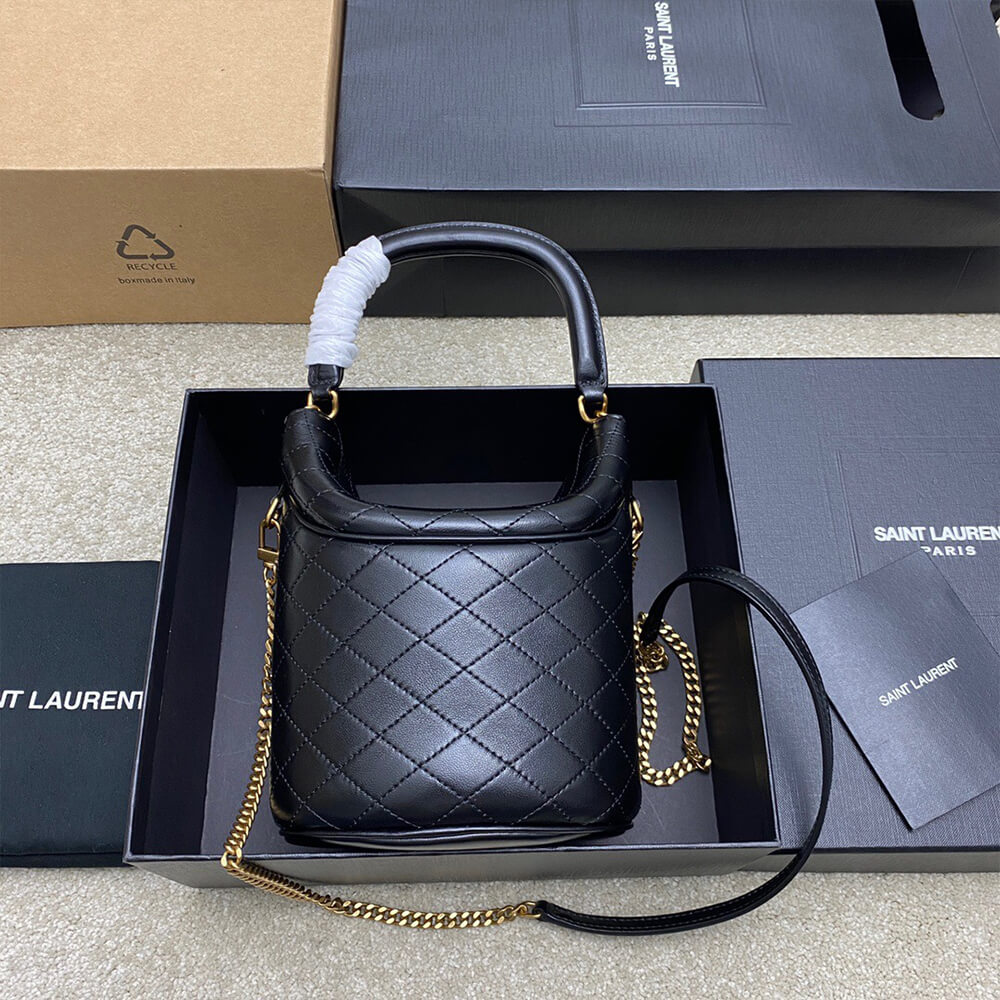 Y51 GABY BUCKET BAG IN LAMBSKIN