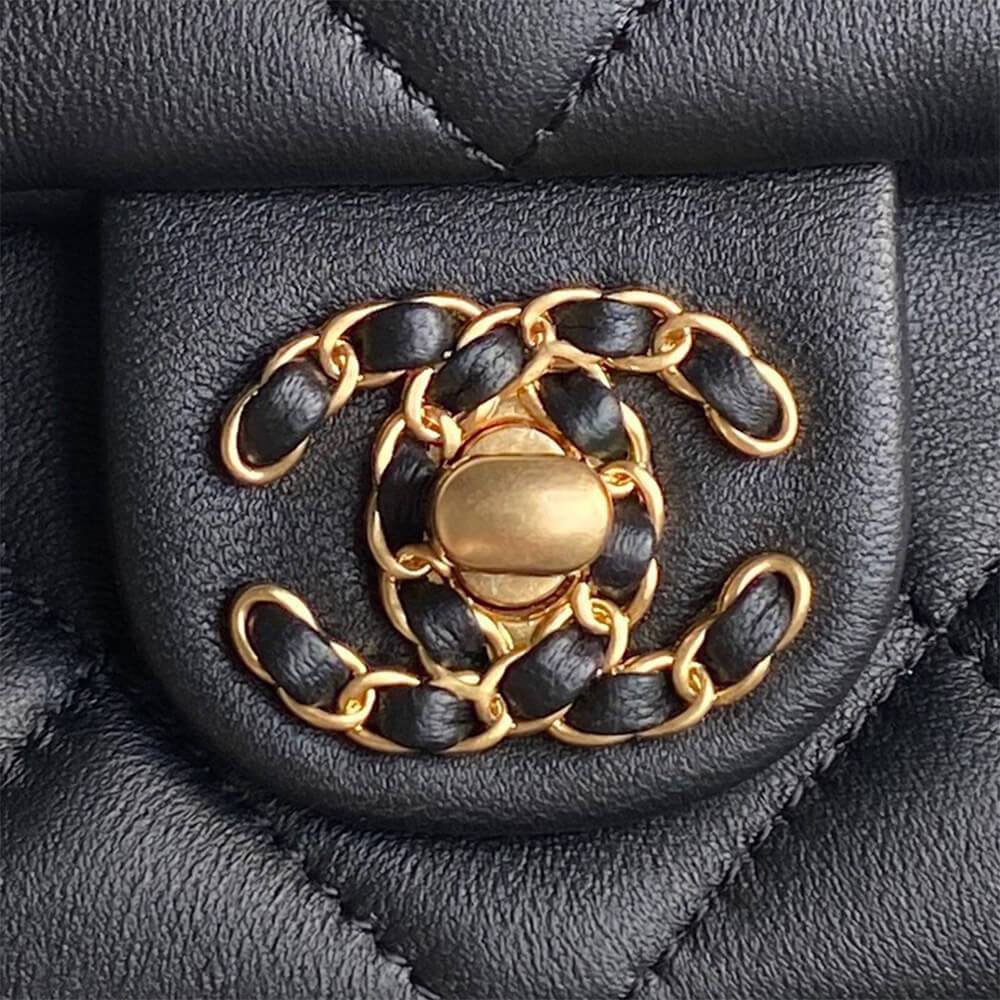 Ch**el Flap Bag with Top Handle(HIGH-END GRADE)