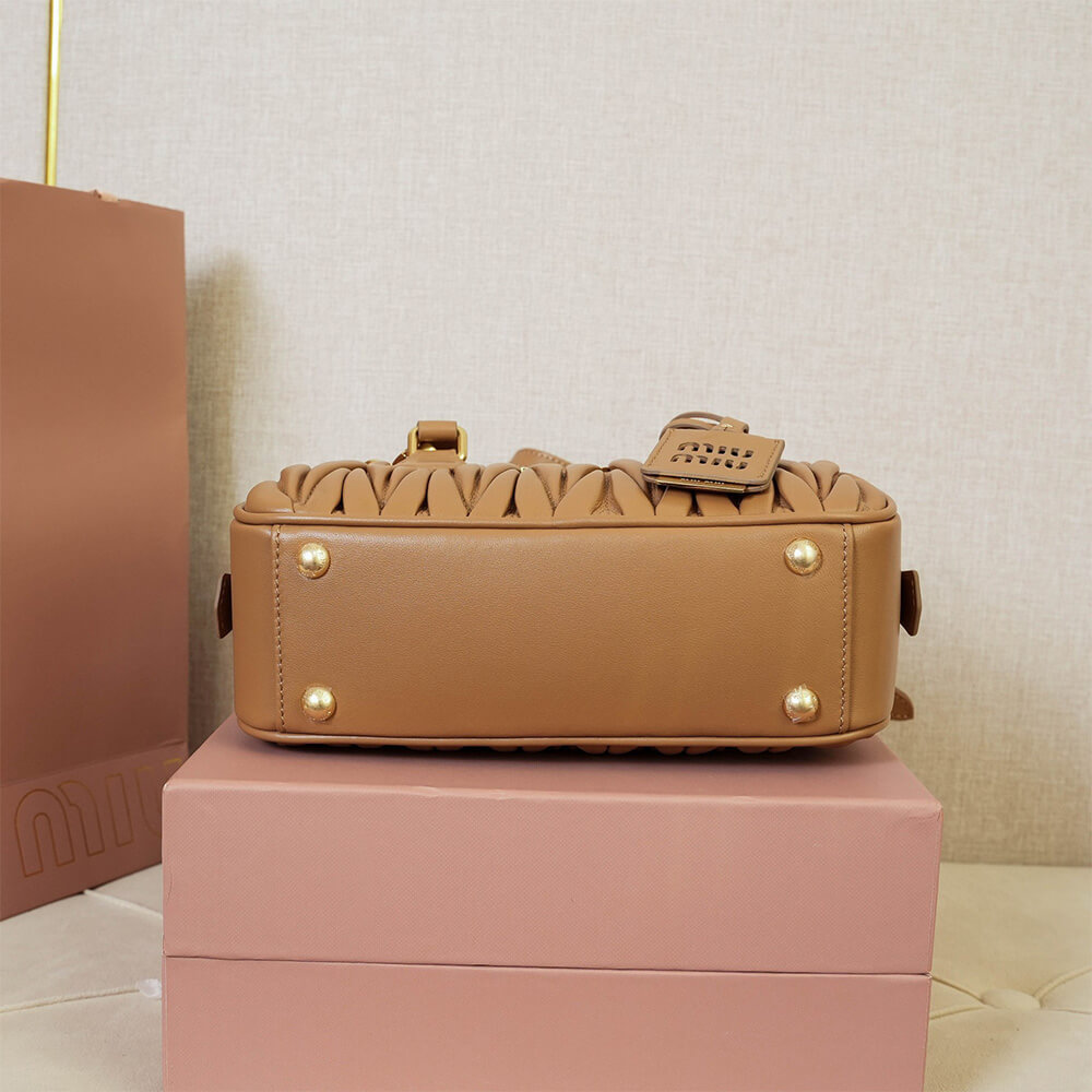 M1um1u Medium Arcadie matelasse nappa Bag(HIGH-END GRADE)