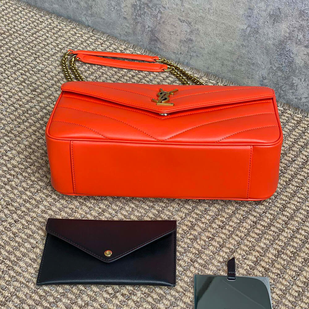Y51 LOULOU medium in MATELASSE lambskin(HIGH-END GRADE)