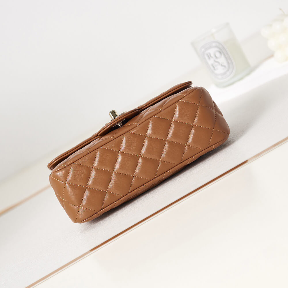 Ch**el Mini Flap With Top Handle