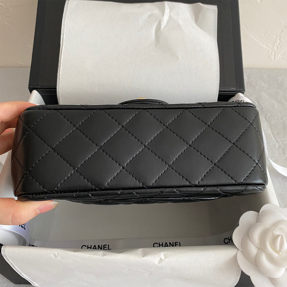 Ch**el Mini Flap With Top Handle