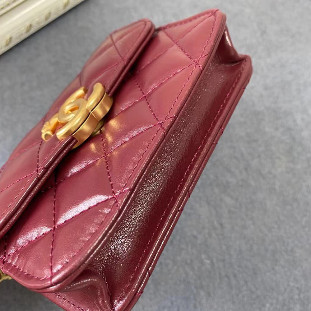 Ch**el Mini Clutch with Chain(high-end grade)
