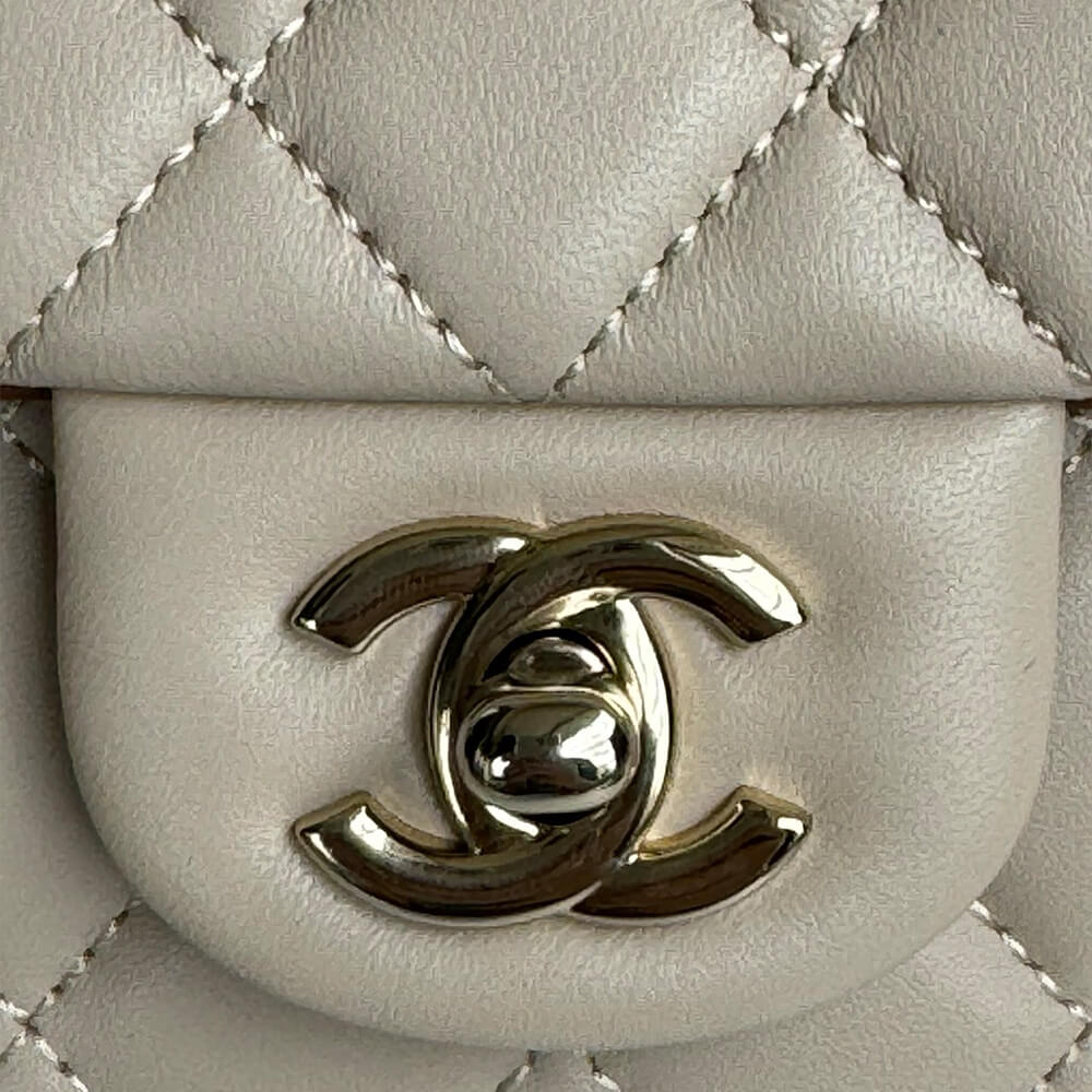 Ch**el Mini Classic Handbag With Top Handle