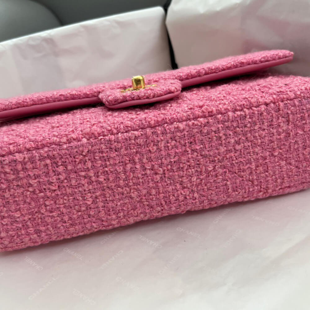 Ch**el Tweed Medium Classic Flap Bag
