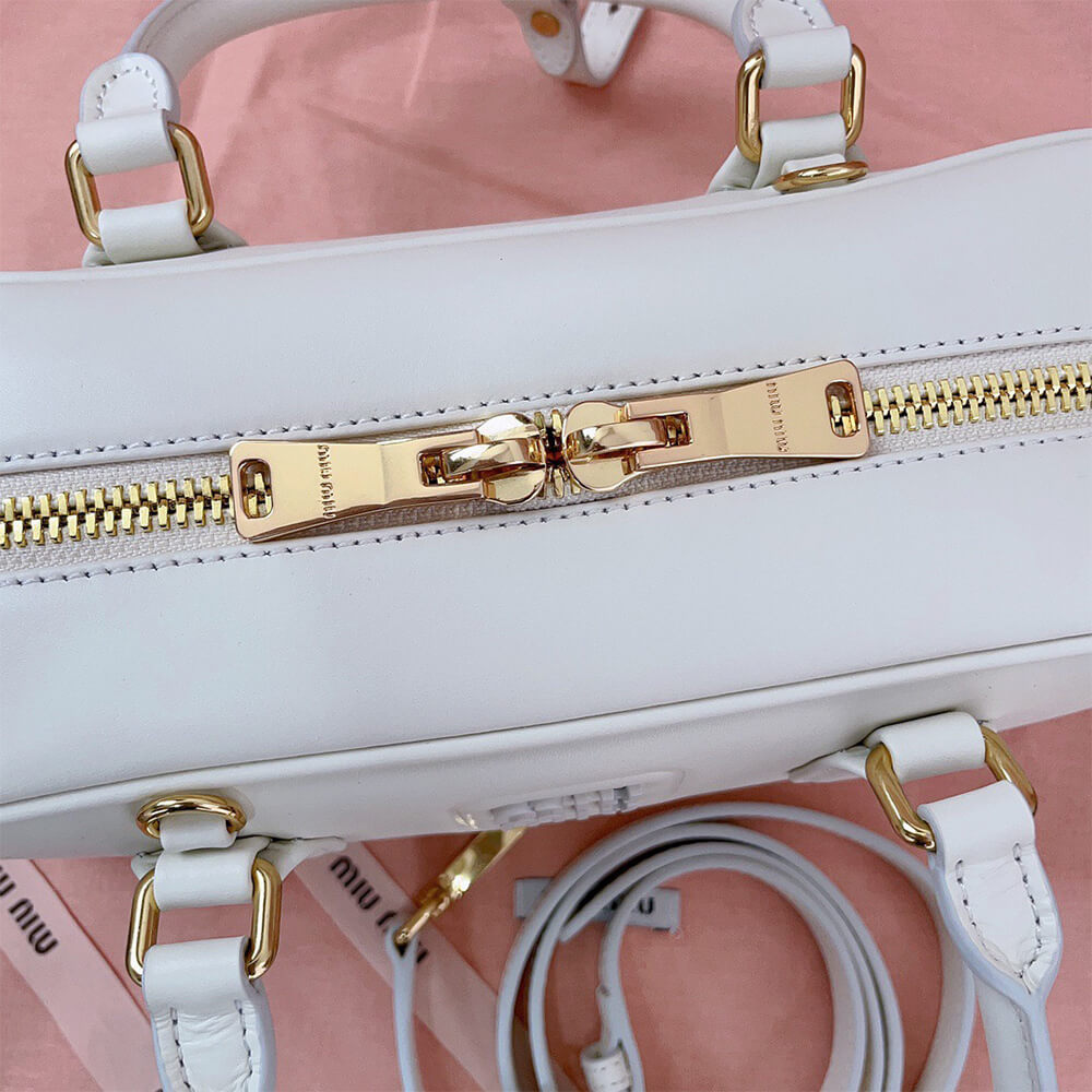 M1um1u Large Arcadie Leather Bag(HIGH-END GRADE)