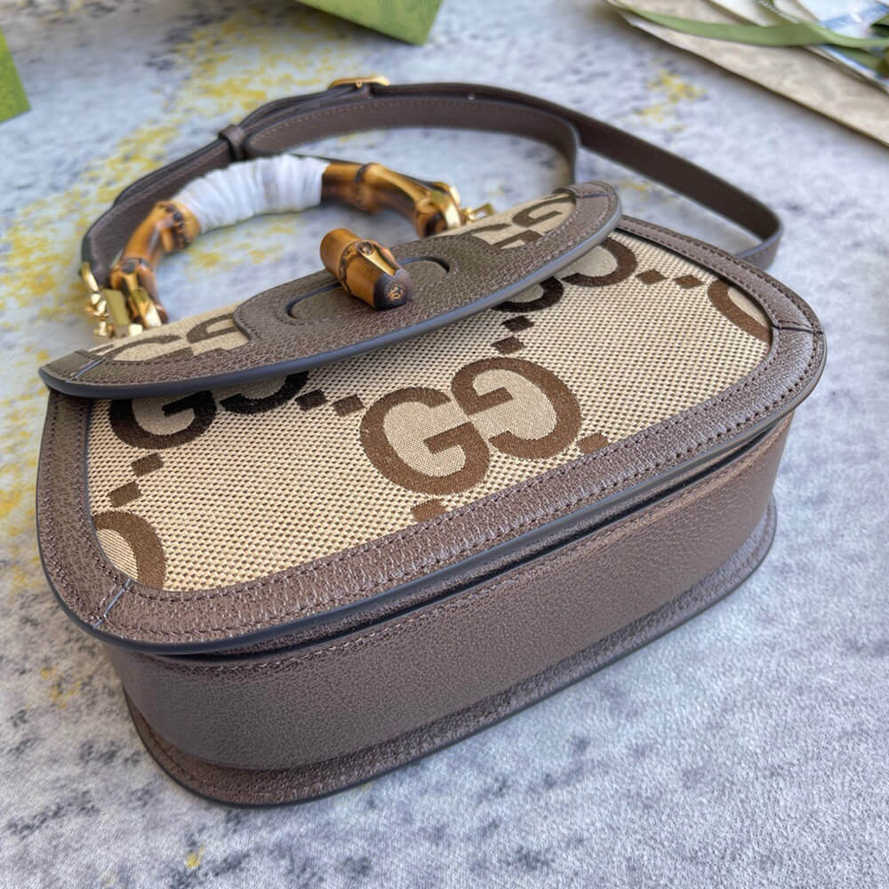 Gvc*1 BAMBOO 1947 JUMBO GG SMALL TOP HANDLE BAG