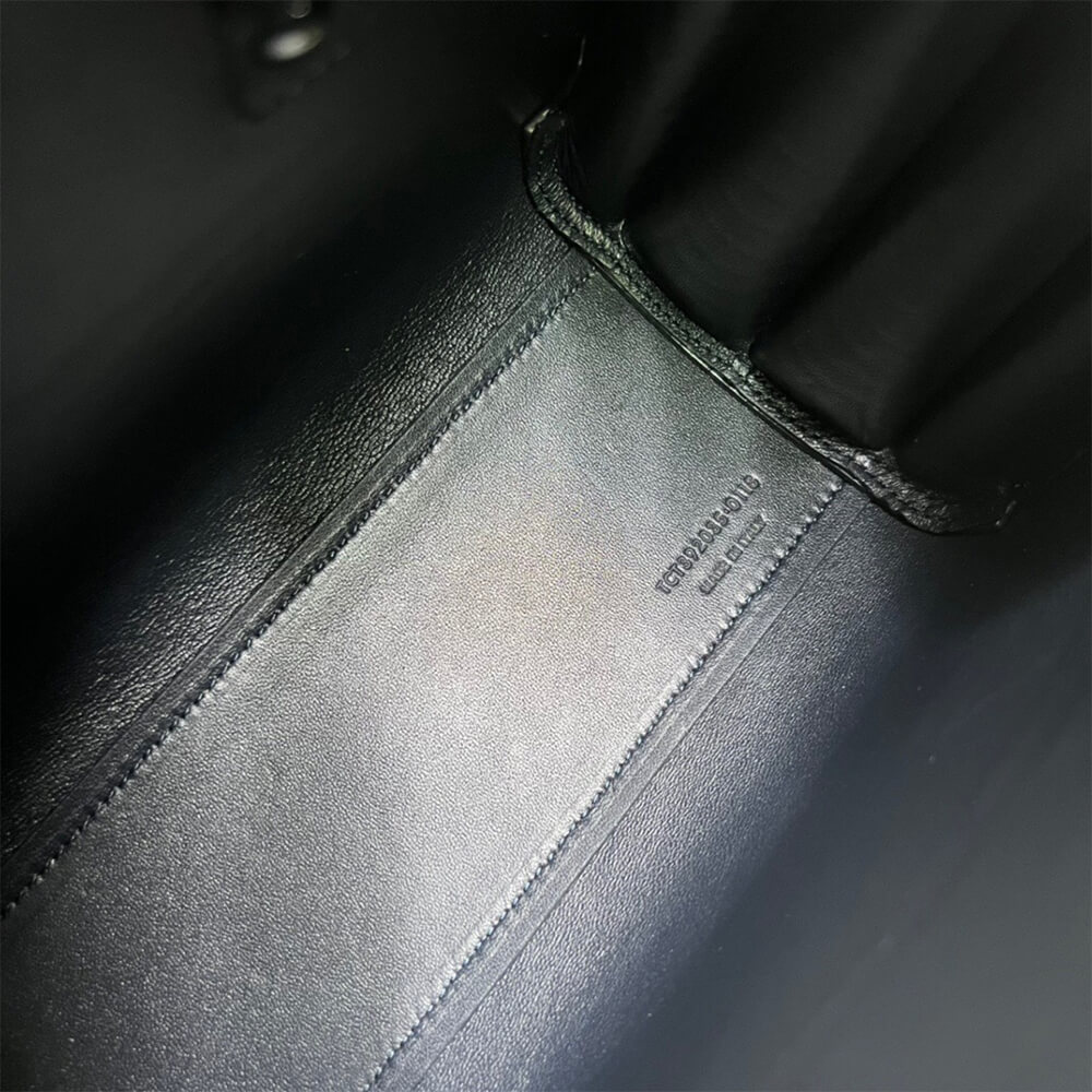 Y51 SAC DE JOUR NANO IN EMBOSSED CROCODILE SHINY LEATHER