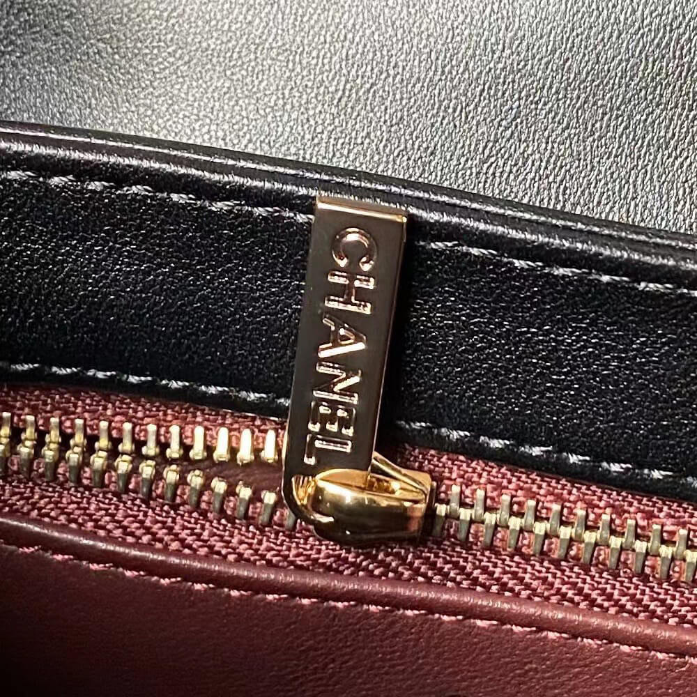 Ch**el Mini Flap Bag with Top Handle(HIGH-END GRADE)