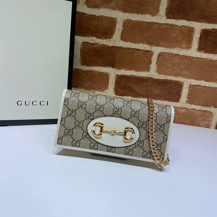 Gvc*1 Horsebit 1955 Wallet With Chain