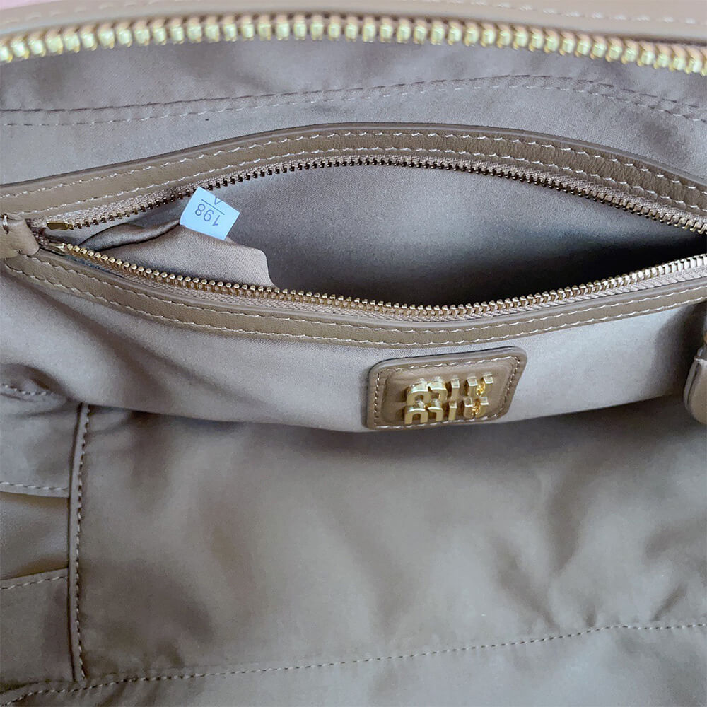 M1um1u Large Arcadie Leather Bag(HIGH-END GRADE)