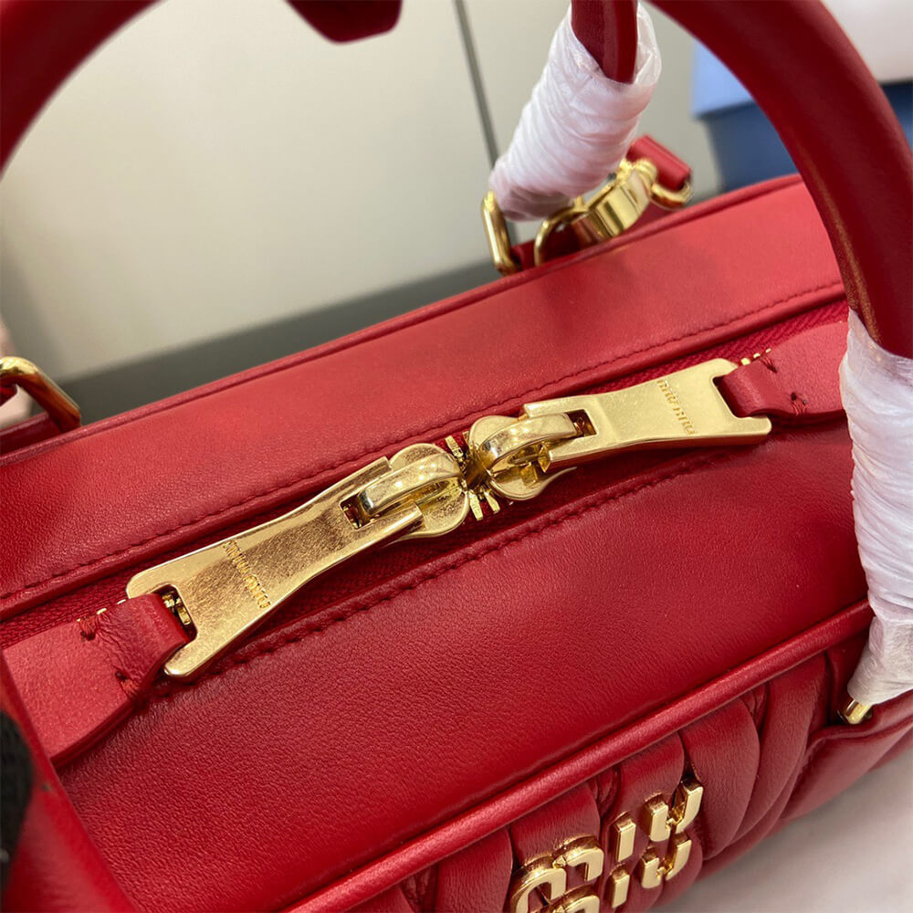 M1um1u Large Arcadie matelasse nappa Bag(HIGH-END GRADE)