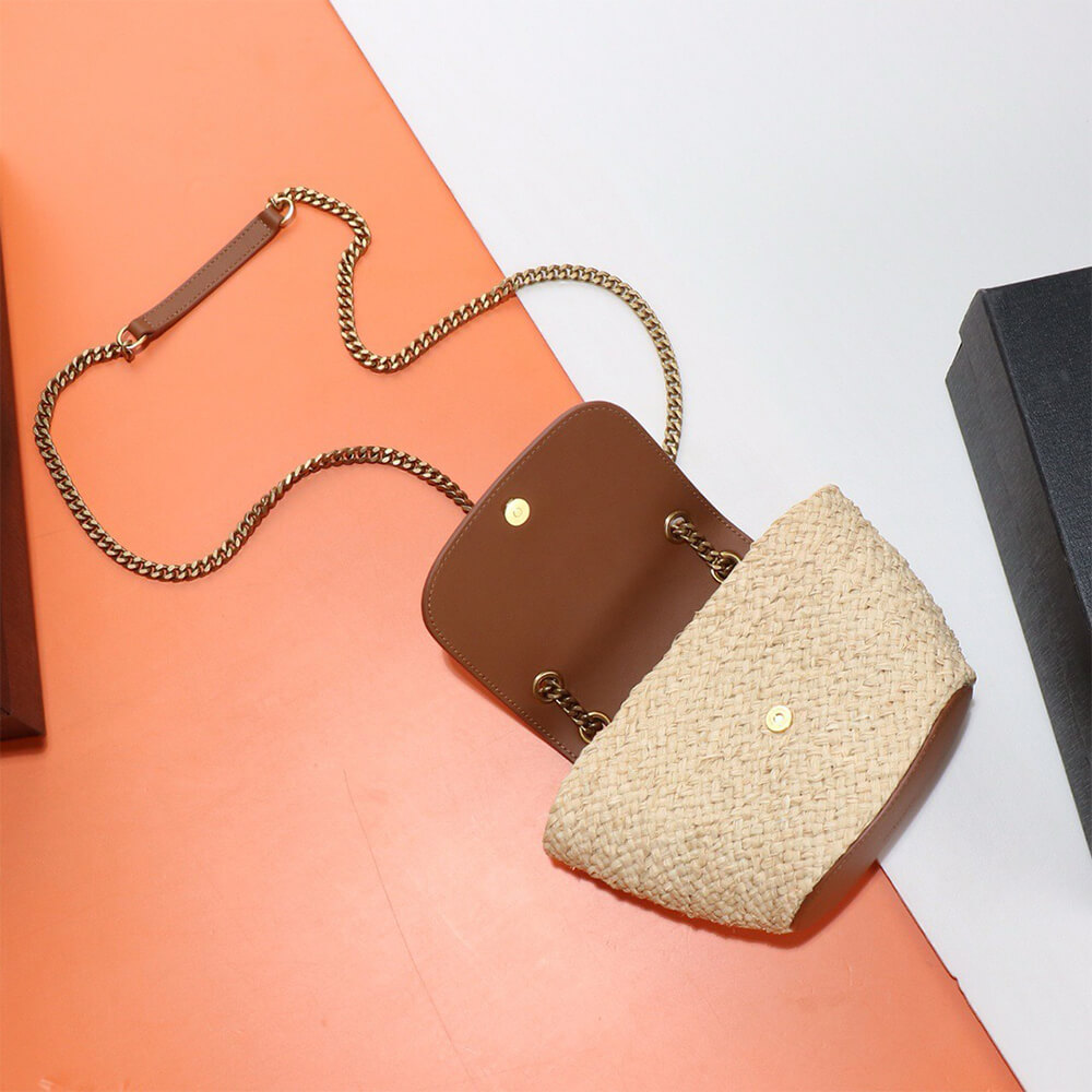 Y51 mini Manon in raffia(HIGH-END GRADE)