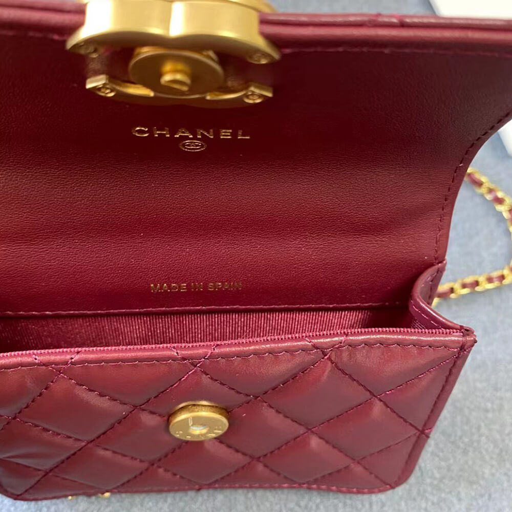 Ch**el Mini Clutch with Chain(high-end grade)