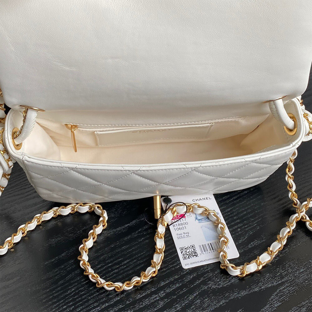 Ch**el Flap Bag with Top Handle(HIGH-END GRADE)