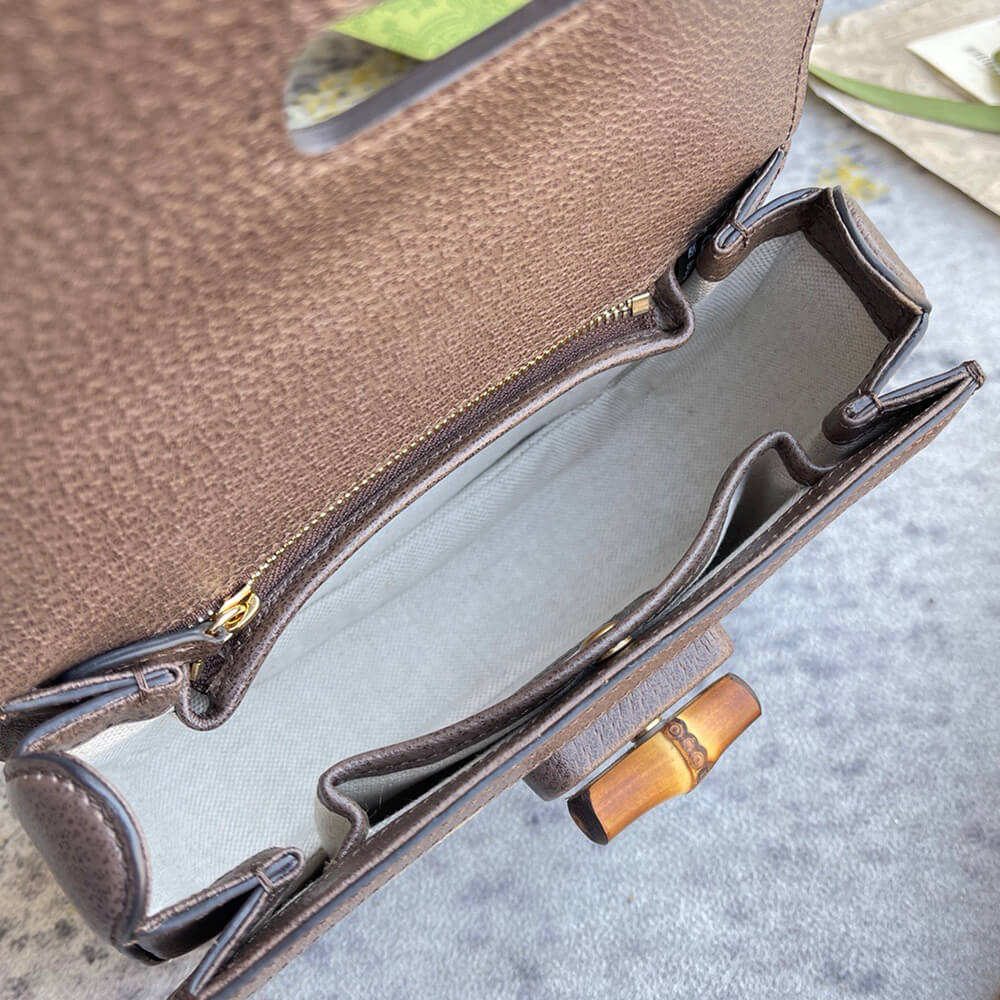 Gvc*1 BAMBOO 1947 JUMBO GG SMALL TOP HANDLE BAG