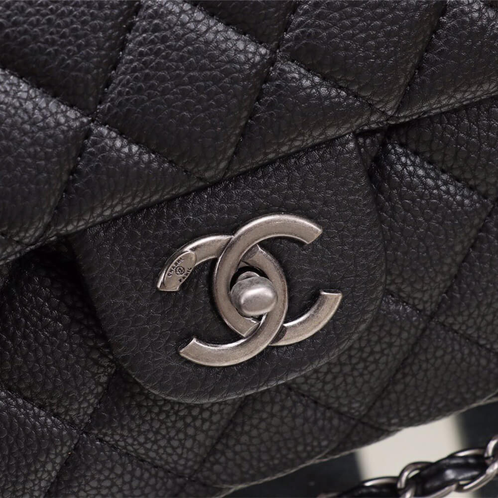 Ch**el Travel Flap Bag Black
