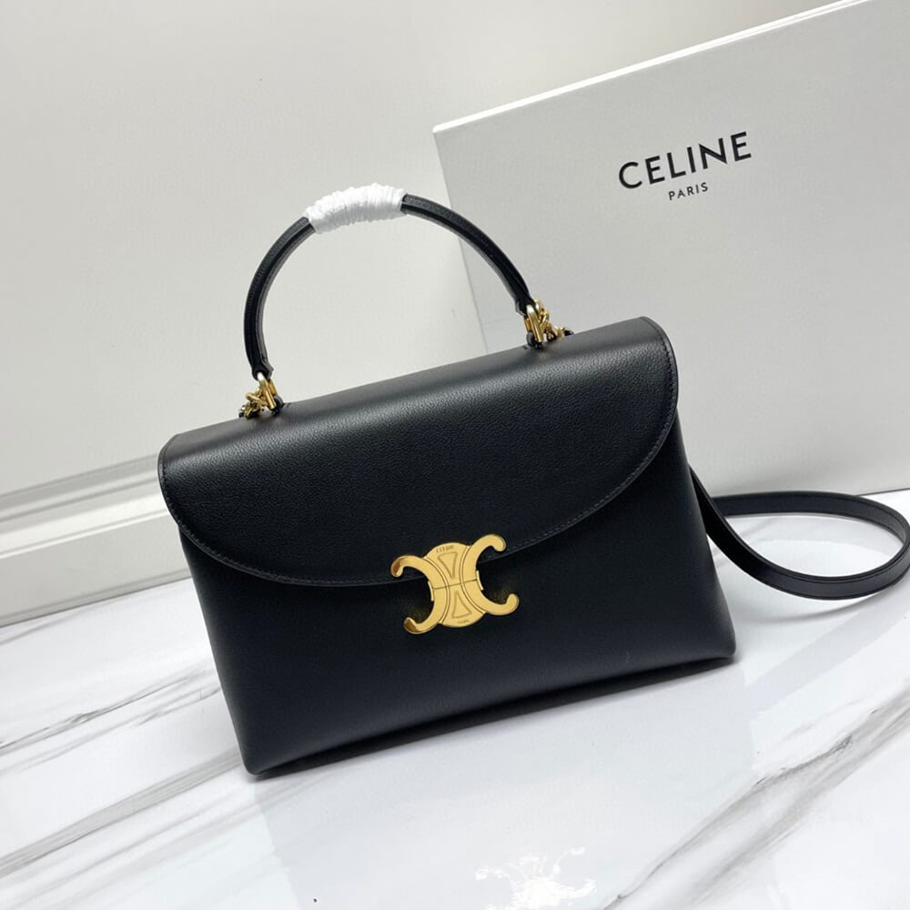 Ce1i*e MEDIUM NINO BAG IN S*pPLE CALFSKIN