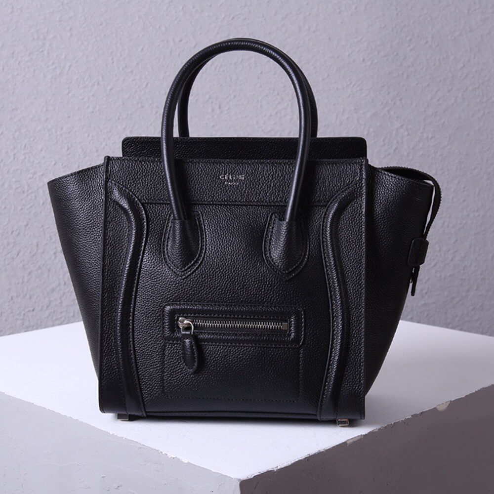 Ce1i*e MICRO LUGGAGE HANDBAG IN CALFSKIN