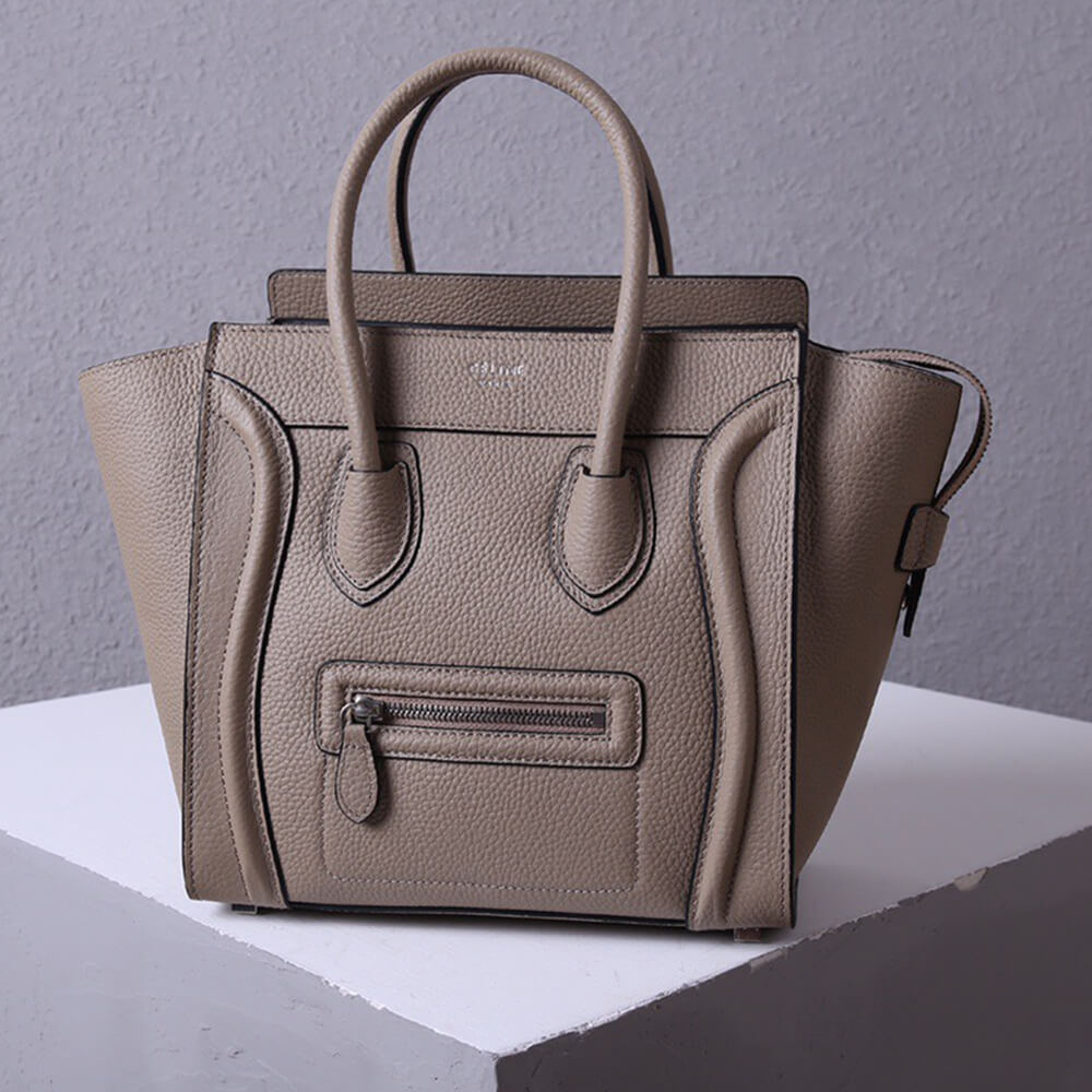 Ce1i*e MICRO LUGGAGE HANDBAG IN CALFSKIN