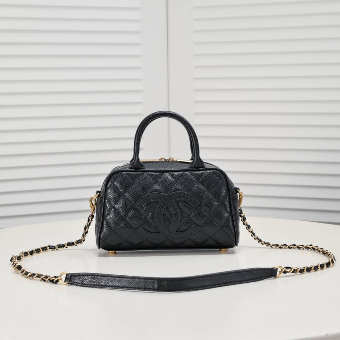 Ch**el Small Vintage Boston Bag