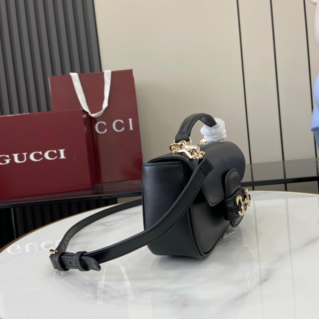 Gvc*1 Horsebit 1955 Soft small top handle bag