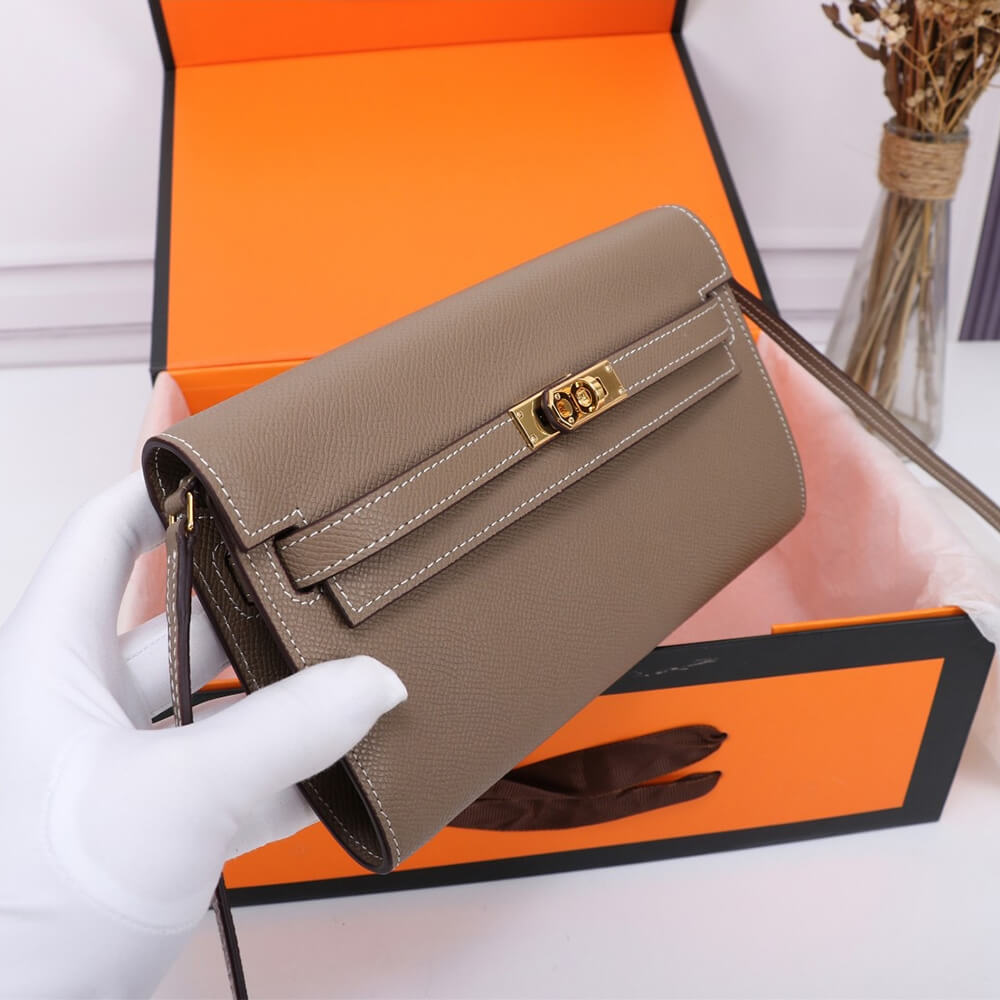 H**me5 Kelly Classique To Go wallet