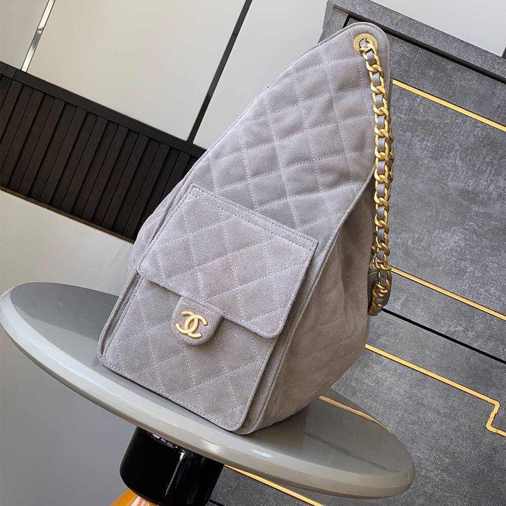 Ch**el 25C LARGE HOBO SUEDE(high-end grade)