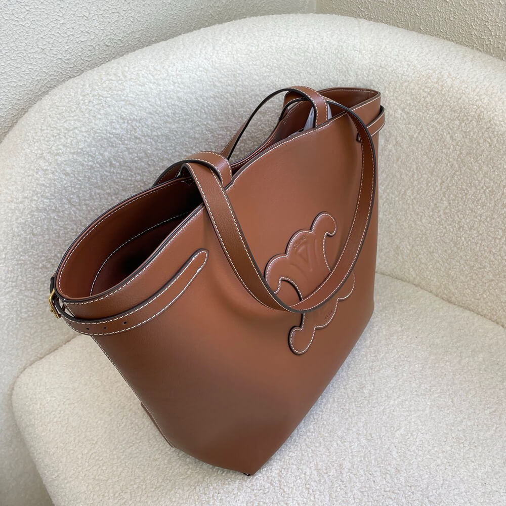 Ce1i*e MEDIUM CABAS ANAIS CUIR TRIOMPHE IN GRAINED CALFSKIN