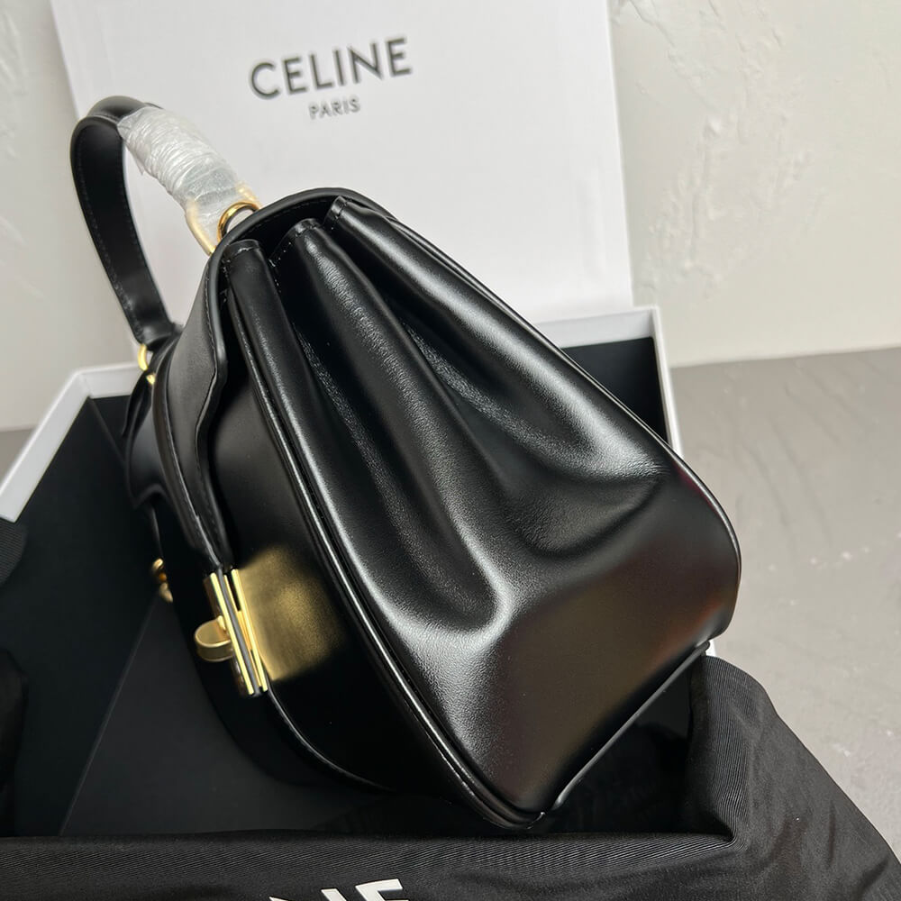 Ce1i*e SMALL 16 BAG IN SATINATED CALFSKIN(high-end grade)