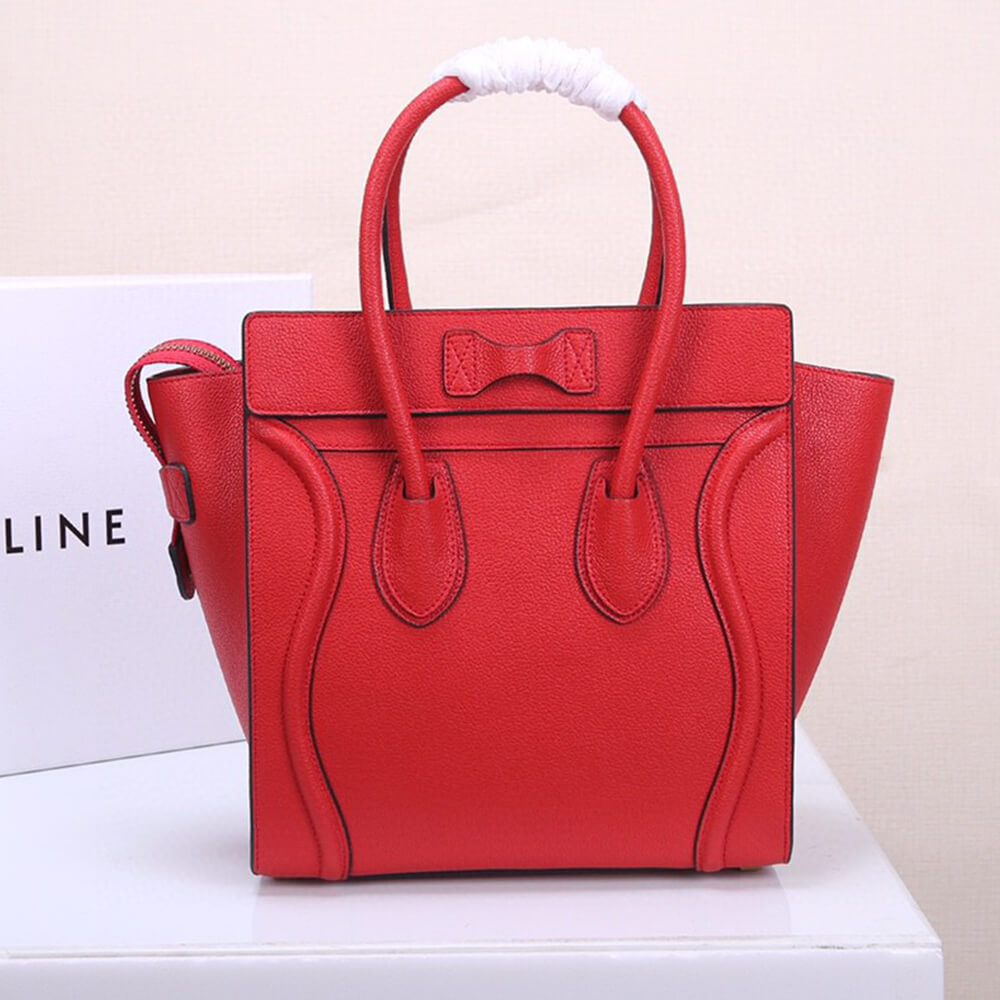 Ce1i*e MICRO LUGGAGE HANDBAG IN CALFSKIN