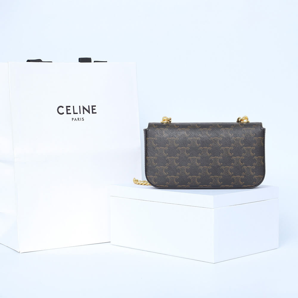 Ce1i*e CHAIN SHOULDER BAG CLAUDE