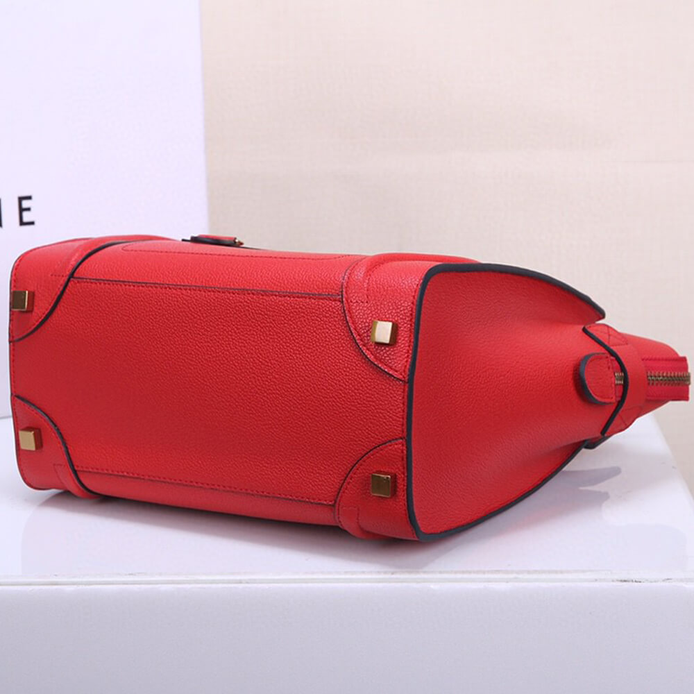 Ce1i*e MICRO LUGGAGE HANDBAG IN CALFSKIN