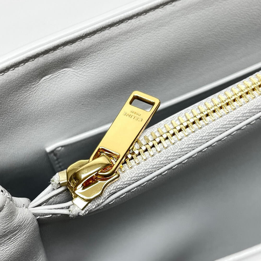 Ce1i*e MEDIUM NINO BAG IN S*pPLE CALFSKIN