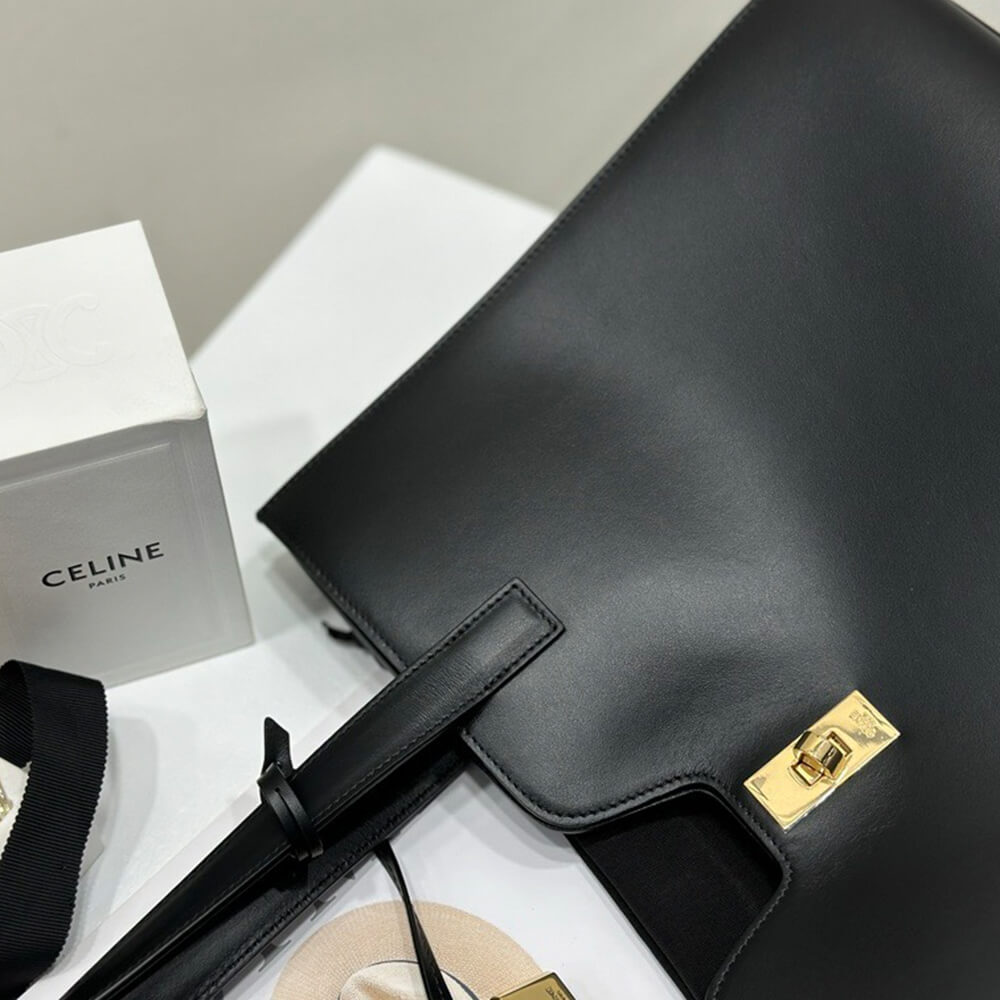 Ce1i*e CABAS 16 IN S*pPLE SMOOTH CALFSKIN