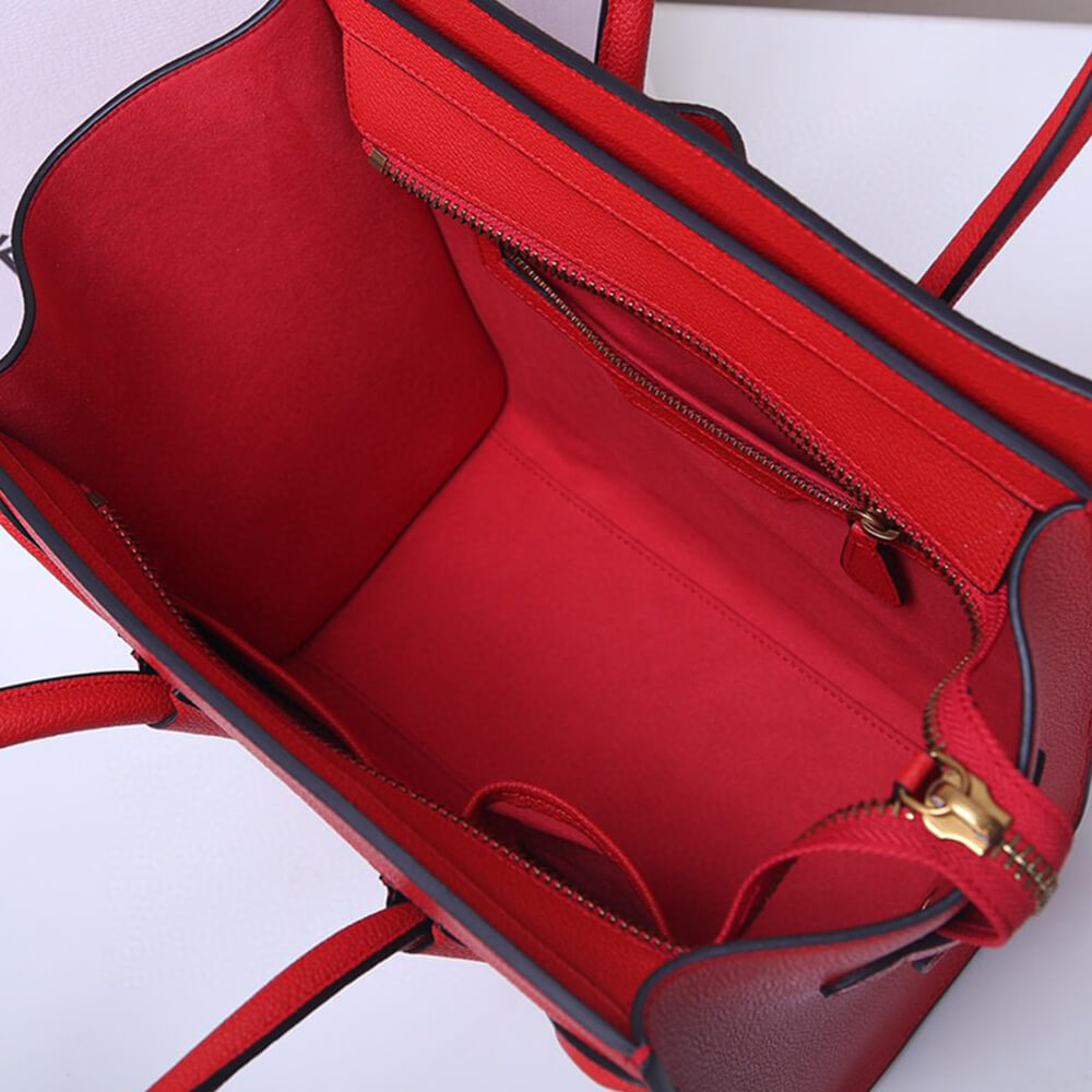 Ce1i*e MICRO LUGGAGE HANDBAG IN CALFSKIN