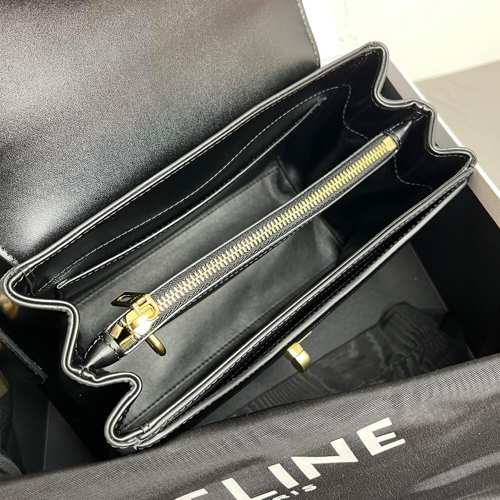 Ce1i*e SMALL 16 BAG IN SATINATED CALFSKIN(high-end grade)